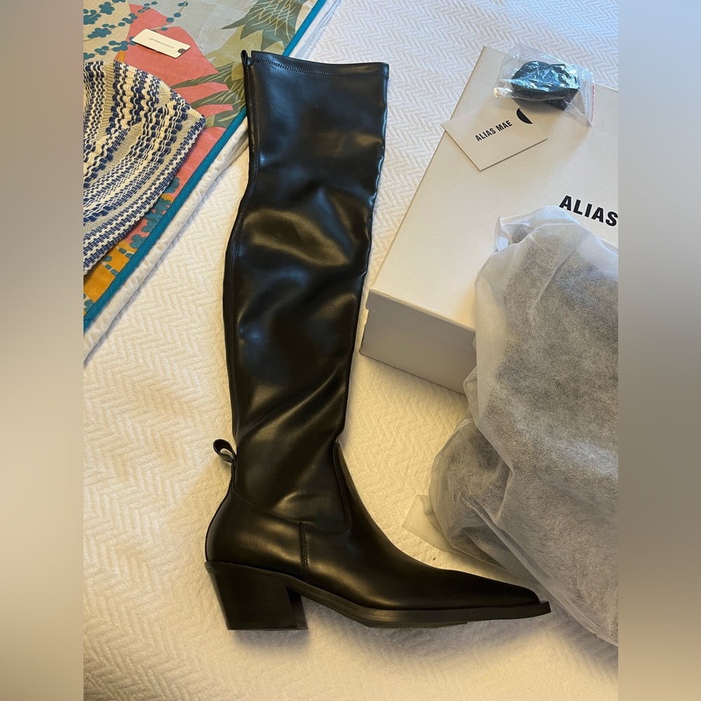 Alias Mae Black Women's over the Knee-High Boots